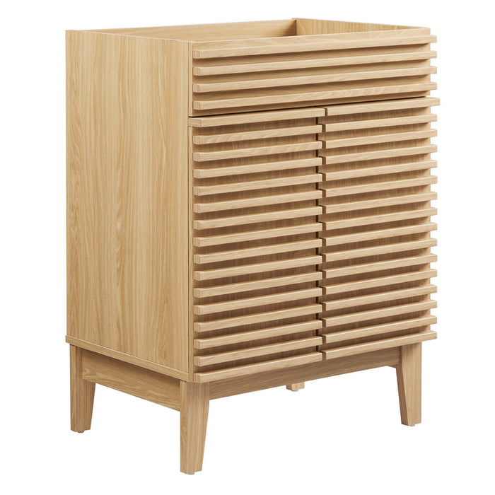 24-Inch Kevin Freestanding Bathroom Cabinet – Wood Vanity, Basin Not Included