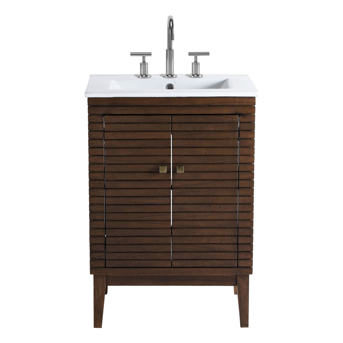 Bowie 24" Floating Vanity – Contemporary Wood Finish with Sink