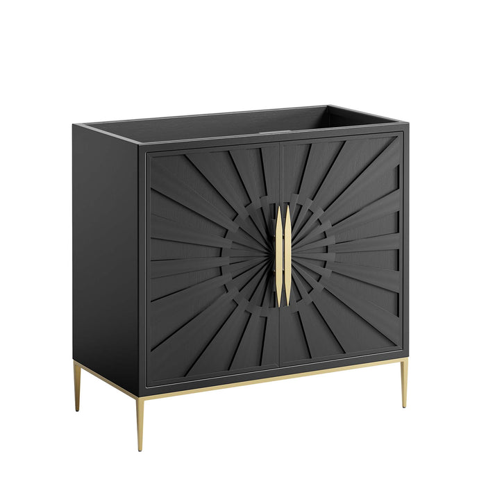 36-Inch Ciara Vanity Cabinet Only – Modern Wood Bathroom Base, No Basin Included