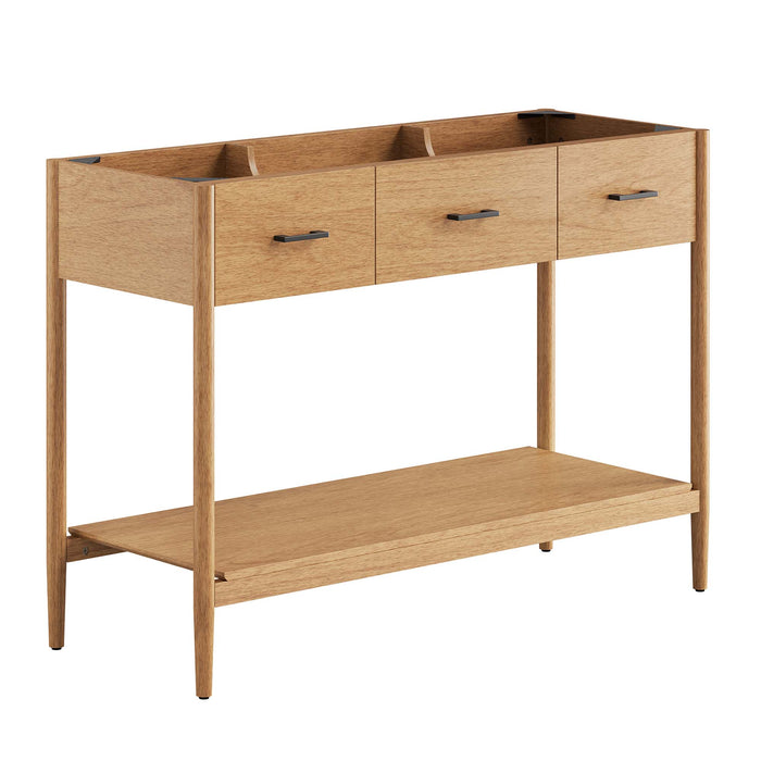 48-Inch Laminate Roanoke Vanity Cabinet – Minimalist Design, Storage Space