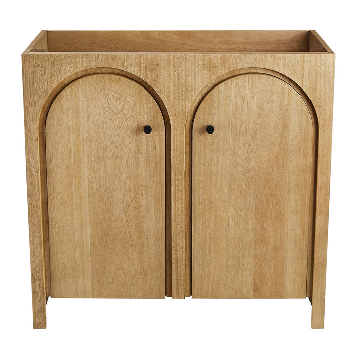 36-Inch Hartley Vanity Cabinet – Freestanding Wood Frame for Custom Sink (No Basin Included)