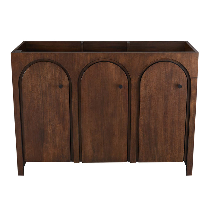 48-Inch Pitt Freestanding Bathroom Vanity Cabinet – Minimalist Wood Design, No Sink Included