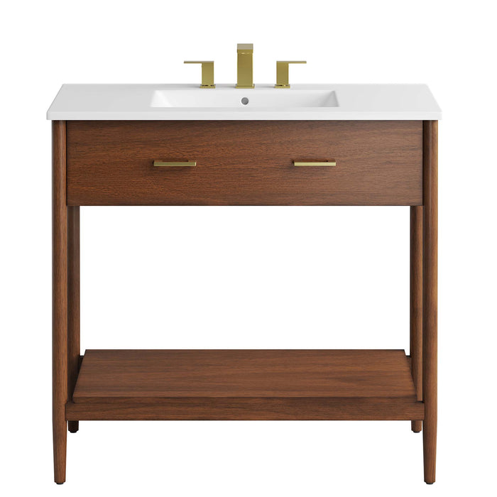 36-Inch Barnes Laminate Vanity – Minimalist Design, Sink Compatible