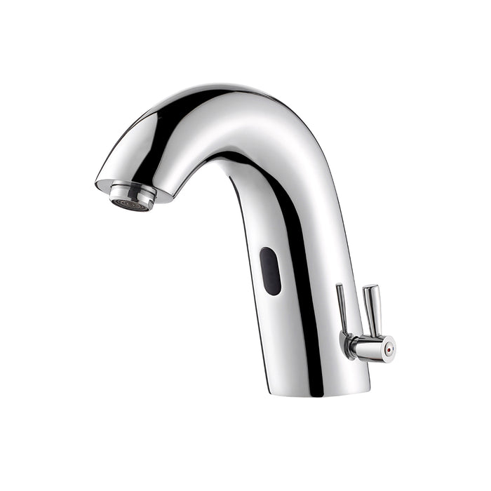 Automatic Santal Faucet – Chrome Sensor-Activated Bathroom Sink Tap, Single Hole Design