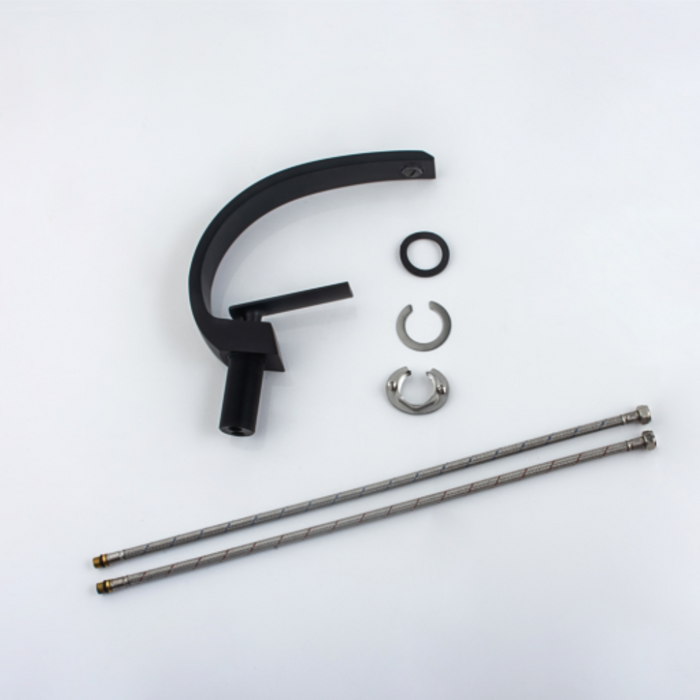 Veld Oil-Rubbed Black Faucet – Rustic Look, With Drain