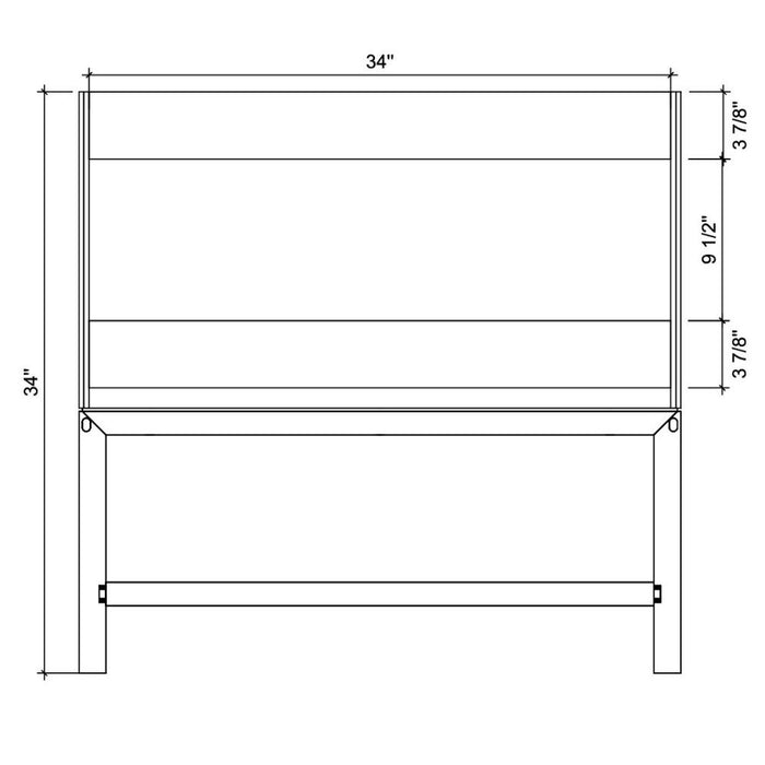 Alinia Modern 48" Grey Oak Single Bathroom Vanity – Freestanding with 1" White Artificial Stone Top & 4 Drawers