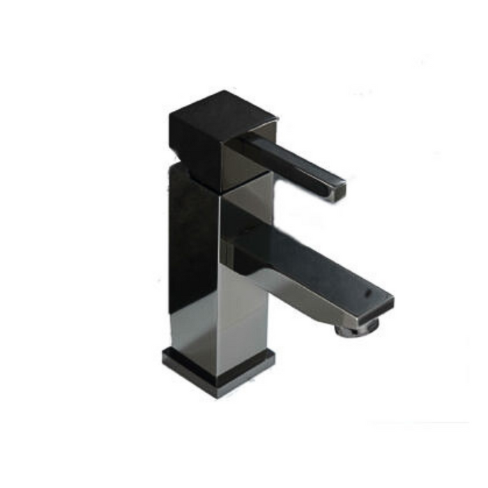 Rozin Widespread Faucet – Glossy Black, Drain Included
