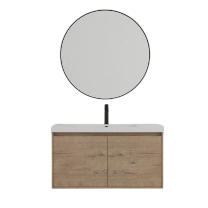 Kiely 36" Plywood Bathroom Vanity – KD Package, Gel-Coated Top, Faucet Not Included