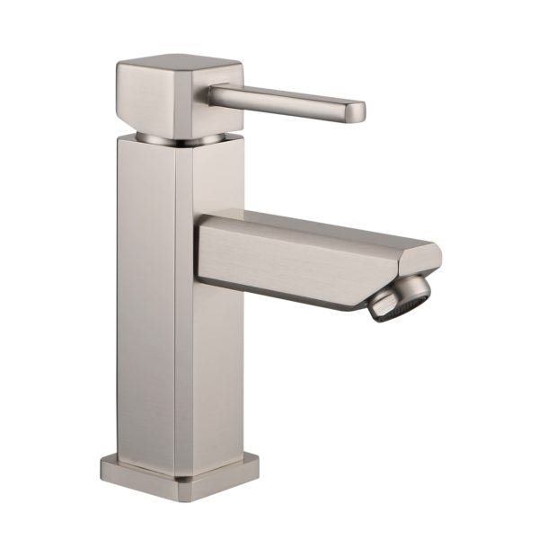 Vynne Bathroom Faucet – Widespread Nickel, Drain Set