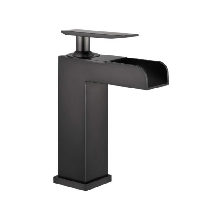 Oil-Rubbed Harwyn Black Faucet – Industrial Look, With Drain
