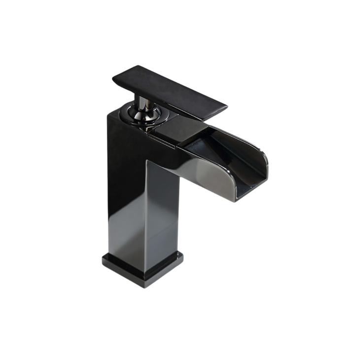 Bathroom Faucet Ulwen – Sleek Black Style with Drain Incl.