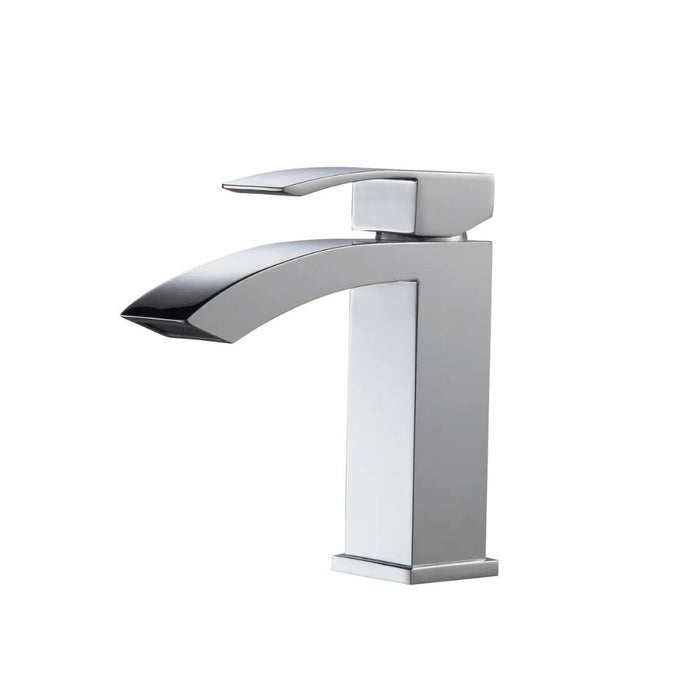Nichols Chrome Bathroom Faucet Single Lever Widespread - Solid Brass cUPC Certified Vanity Faucet
