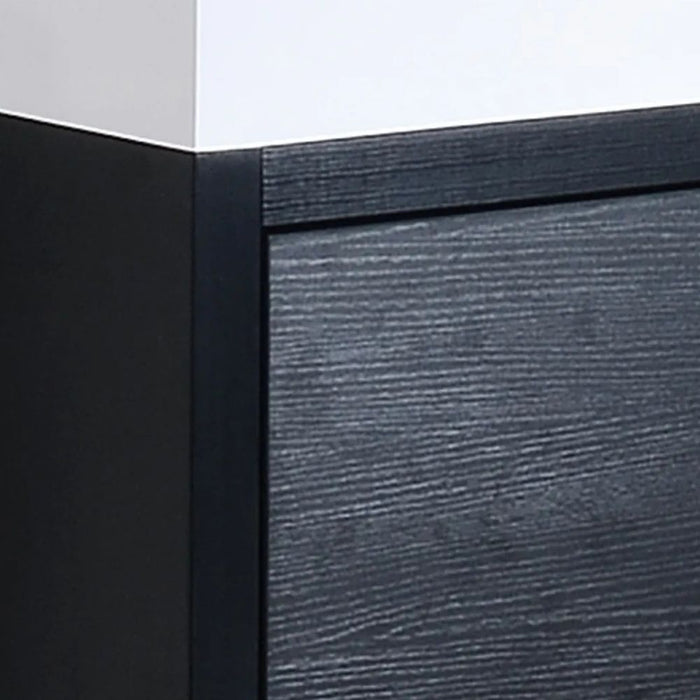 Bliss 48" Black Free Standing Modern Bathroom Vanity