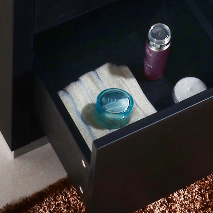 Bliss 48" Black Free Standing Modern Bathroom Vanity