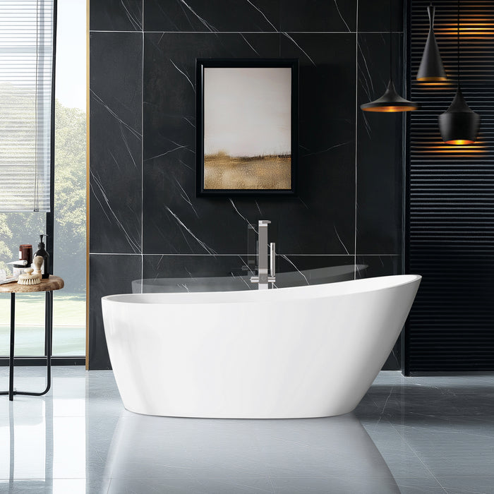 Lahore 59.1" x 29.1" Soaking Bathtub