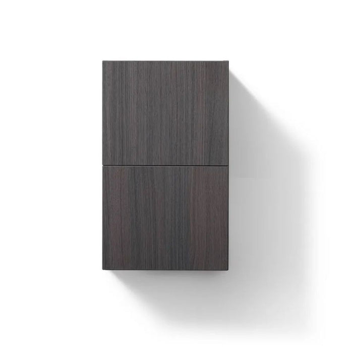 Ribbon 14" x 24" Gray Oak Linen Side Cabinet – Single Door Storage with Soft Close Hardware