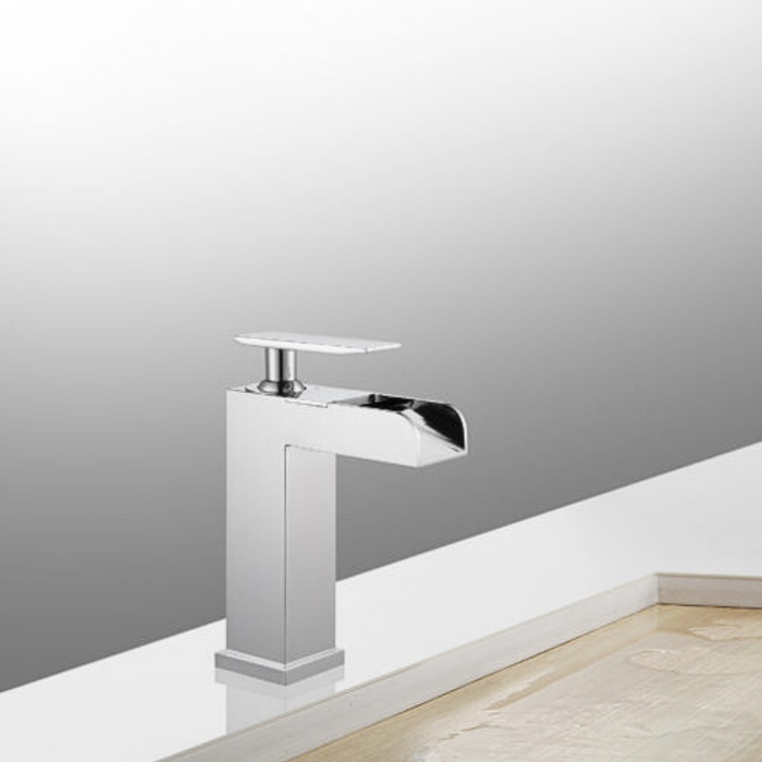 UPC Certified Chrome Islay Series 65-Inch Faucet – Dual Handle, Drain Set