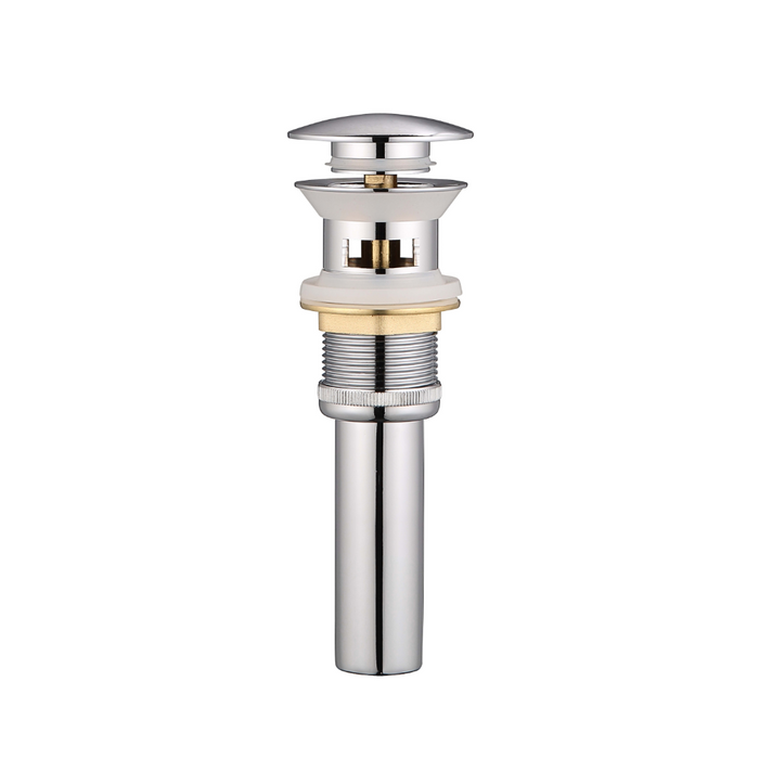 Zorren Faucet UPC Certified – Widespread Chrome Finish, With Drain
