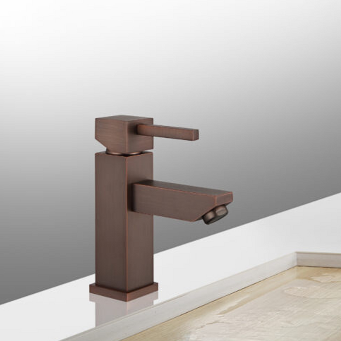 Grynn UPC Bronze Faucet – Dual Handle with Rustic Look