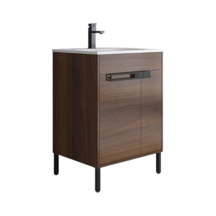 Merlie 24" Bathroom Sink Vanity – Compact, No Faucet, Easy Assembly KD Package