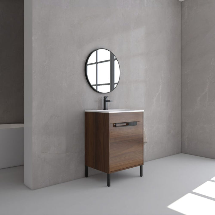 Merlie 24" Bathroom Sink Vanity – Compact, No Faucet, Easy Assembly KD Package