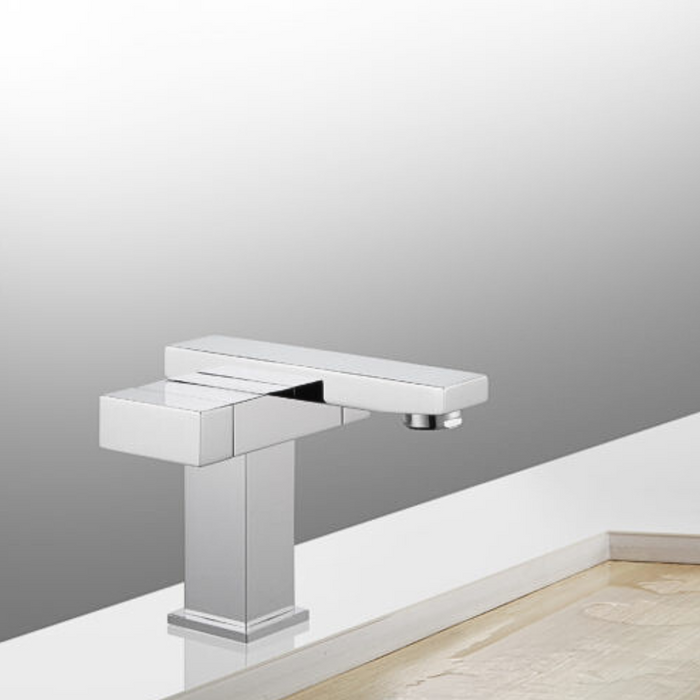Dorien Widespread Chrome Faucet – Dual Handle, Drain Set