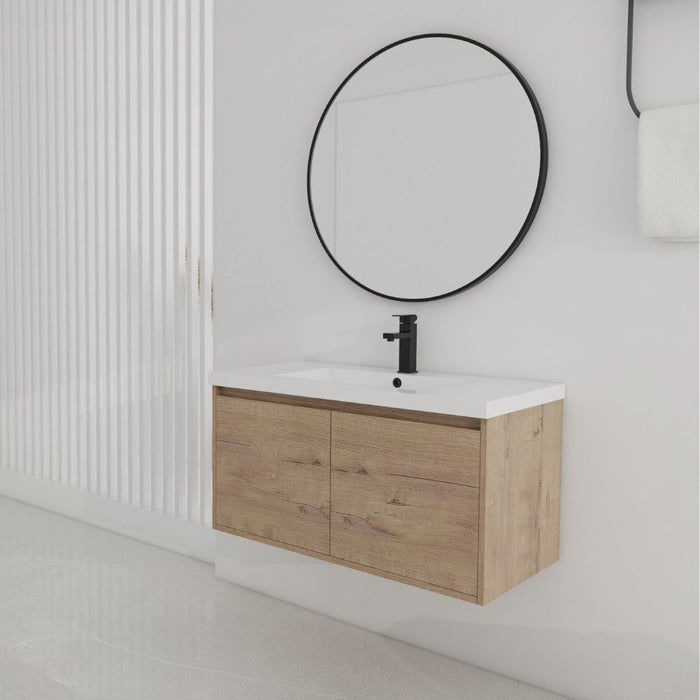 Kiely 36" Plywood Bathroom Vanity – KD Package, Gel-Coated Top, Faucet Not Included