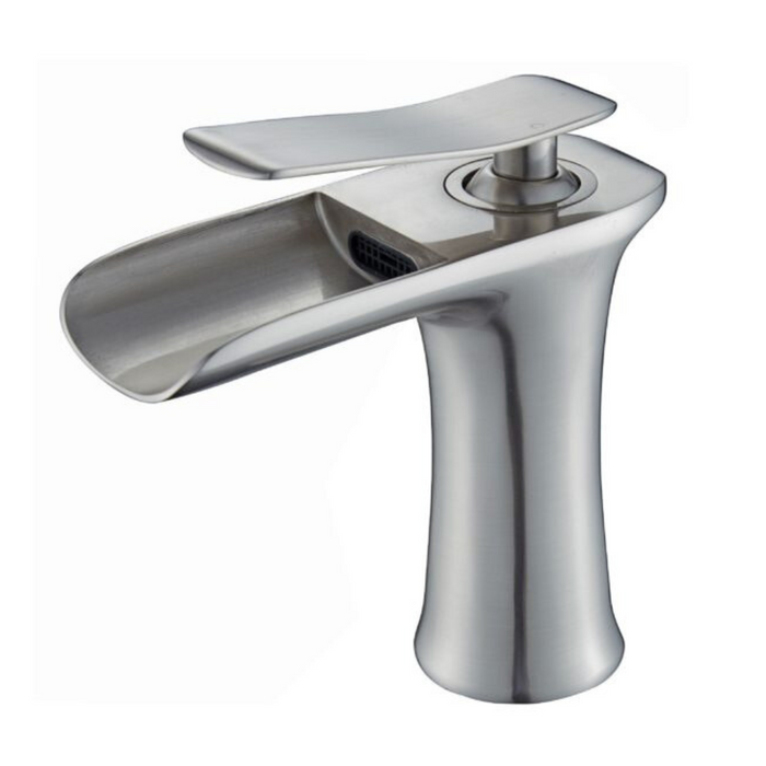 UPC Senna Gold Faucet – Widespread Design, Drain Included