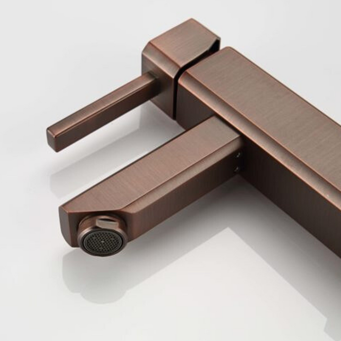 Jolynne Vanity Faucet – Rustic Bronze Look, With Drain