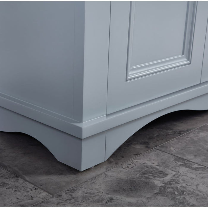 Arcene 72" Cadet Finish Bathroom Vanity with Artificial Stone Countertop & Soft Close Drawers