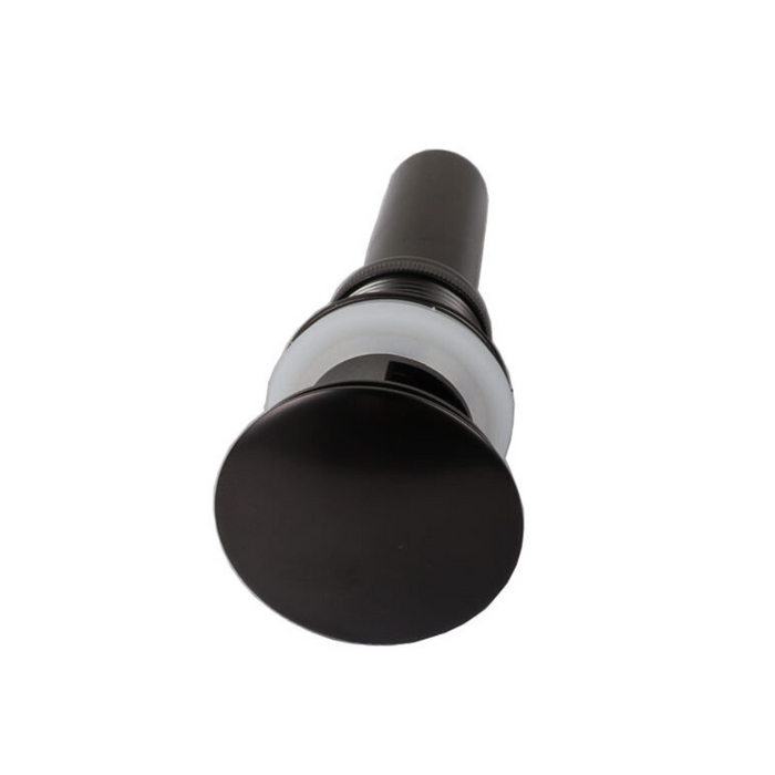 Oil-Rubbed Harwyn Black Faucet – Industrial Look, With Drain
