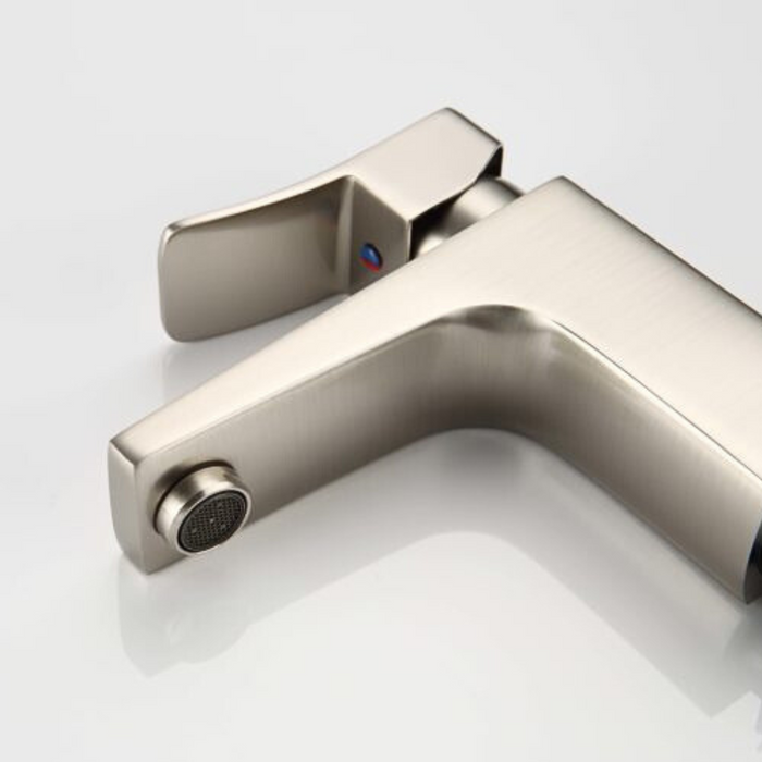 Olliv Vanity Faucet – Brushed Nickel, UPC Certified