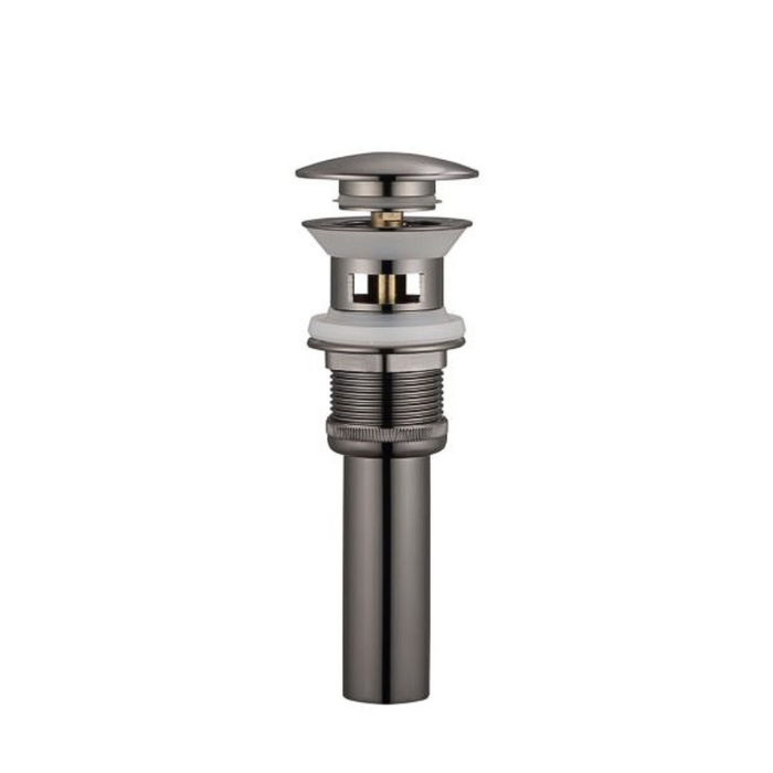 UPC Brass Bathroom Nirrah Faucet Glossy Black Elite w/ Drain