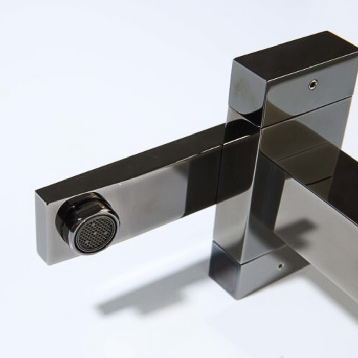 Tovan Bathroom Faucet – Glossy Black, Widespread