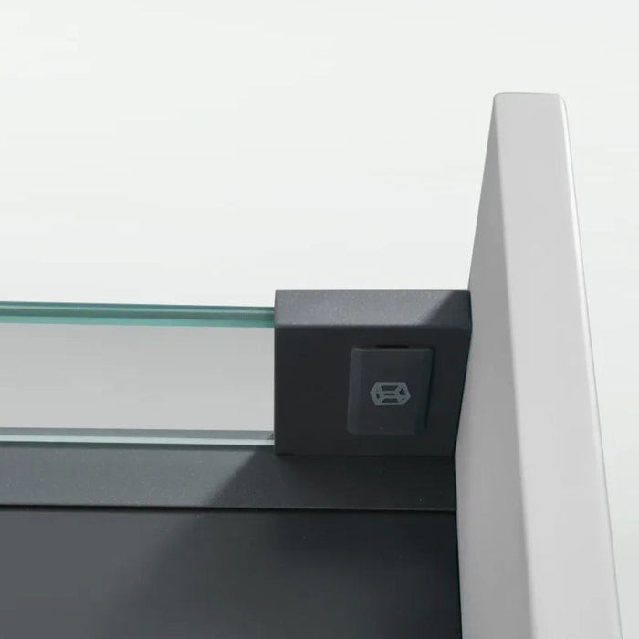 Rayna 36" Gloss White Bathroom Vanity Cabinet – Modern MDF Construction with Drawers