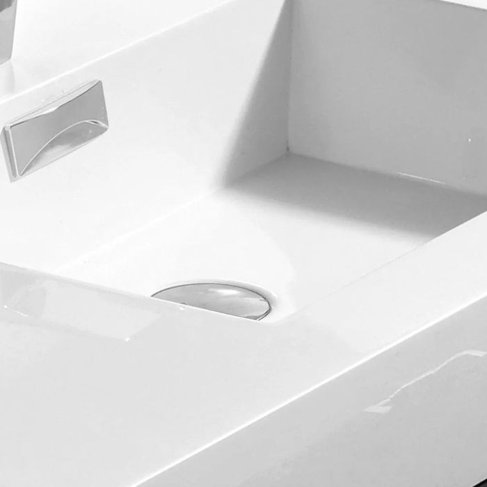 Vulcan 30" Vulcan Ash Grey Wood Bathroom Vanity – Free Standing Modern Style
