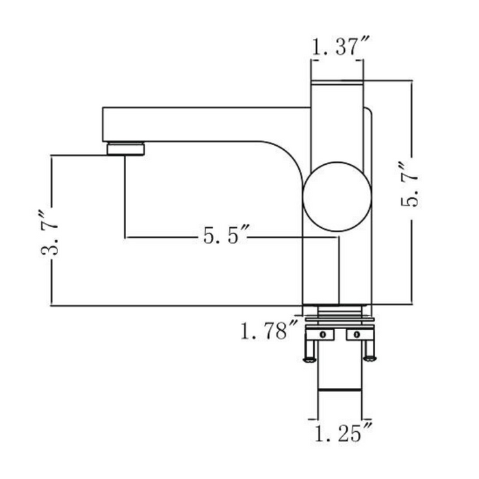Gilden Oil-Rubbed Faucet – Industrial Style, Drain Set with UPC Certified