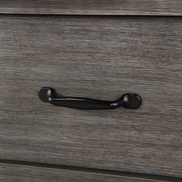 36-Inch Brayden Vanity – Classical Grey Cabinet with White Composite Top & Farmhouse Basin