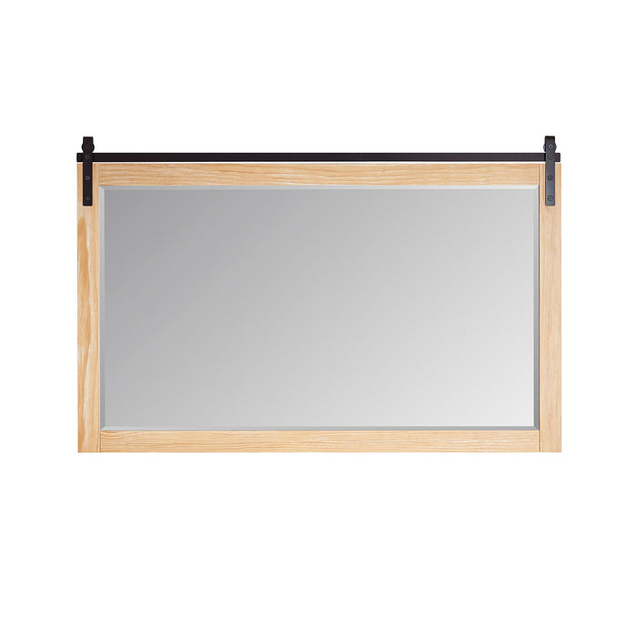 60-Inch Wynne Pine Barndoor Wall Mount Mirror - Rectangular Bathroom Vanity Mirror
