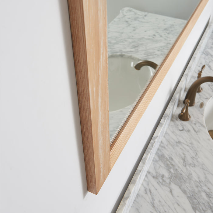 60-Inch Wynne Pine Barndoor Wall Mount Mirror - Rectangular Bathroom Vanity Mirror