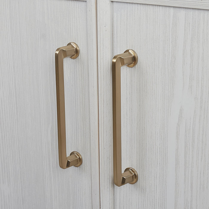 84 Inch Willow Double Vanity – Washed White Cabinet with Lightning White Countertop and Matching Mirror