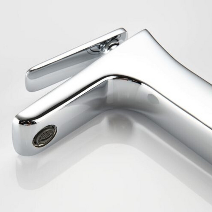 Balin Widespread Chrome Faucet – Sleek Look, Drain Set