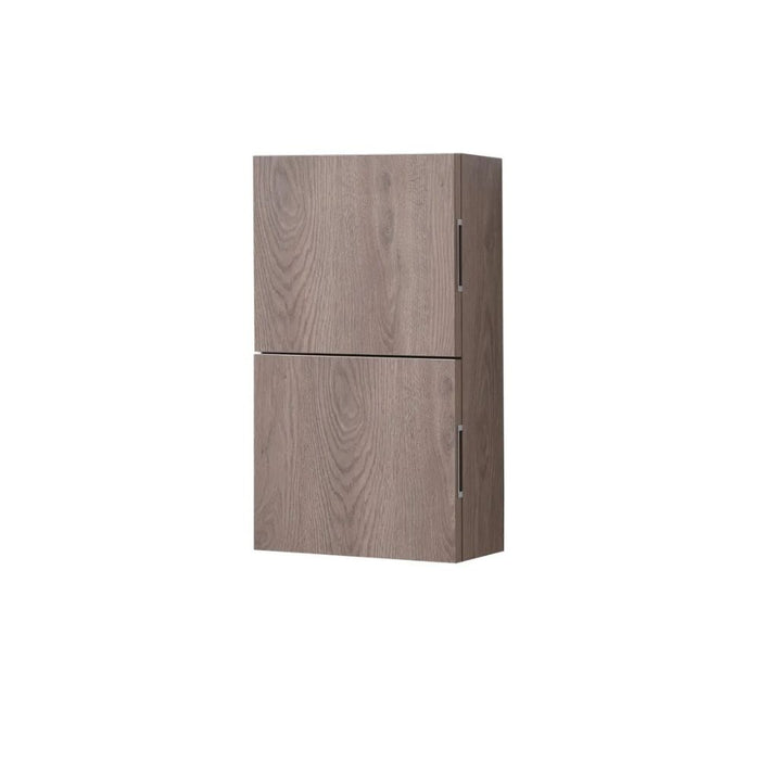 Kumani Butternut Wood Linen Side Cabinet 14"W x 24"H – One Door Soft Close Storage