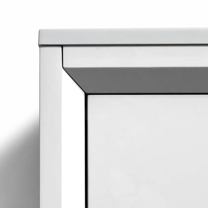 Omari 48" White Gloss Composite Double Vanity – Contemporary Design with Integrated Sinks