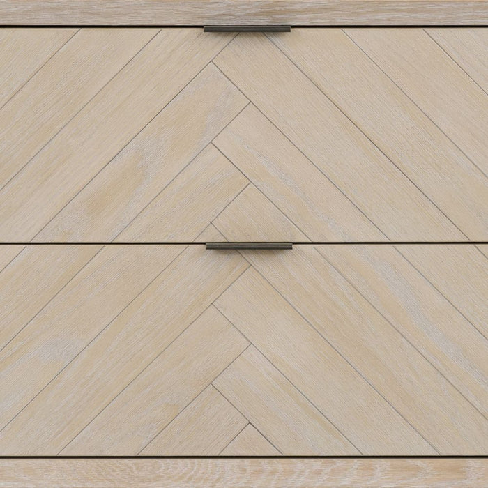 Baltimore 36" Whitewashed Oak Bathroom Vanity – Free-Standing Design with 1" Artificial Stone Top & Dual Drawers