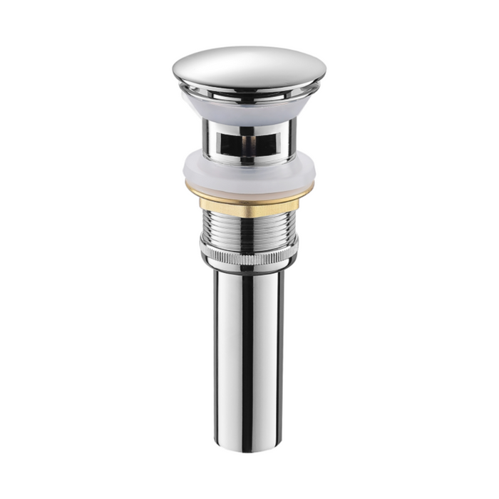 Kallum UPC Brass Bathroom Faucet Chrome Supreme w/ Drain