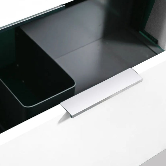 Idola 32" Gloss White Modern Bathroom Vanity – Fully Assembled Wall-Mount with Soft-Closing Storage