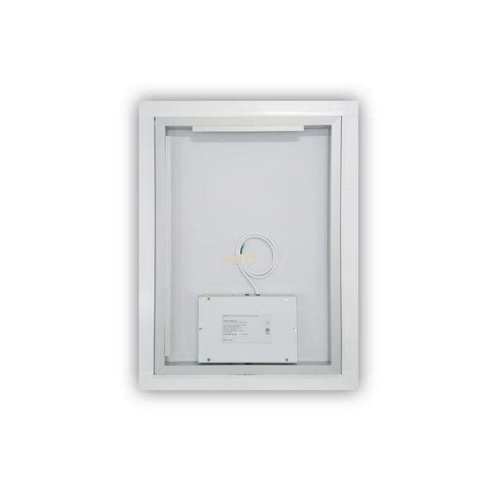24-Inch Alora Rectangle Illuminated Vanity Wall Mirror LED Backlit Touch Control