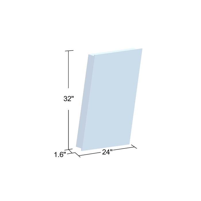 24-Inch Alora Rectangle Illuminated Vanity Wall Mirror LED Backlit Touch Control