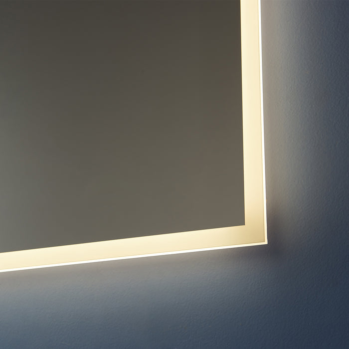 24-Inch Alora Rectangle Illuminated Vanity Wall Mirror LED Backlit Touch Control